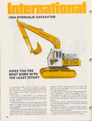 Crawler Excavators International Harvester 3964