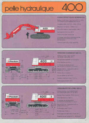 Crawler Excavators Case Poclain 400