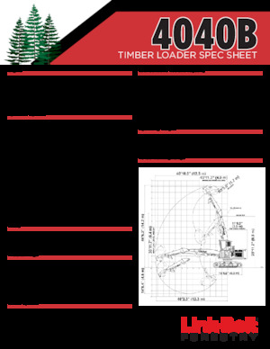 Paletli ekskavatörler Link-Belt 4040B TL