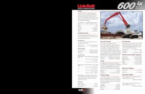 Crawler Excavators Link-Belt 600 LX MH
