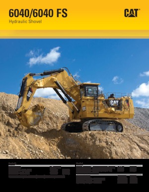 Crawler Excavators Caterpillar 6040F S