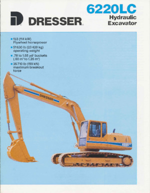 Crawler Excavators Dresser 6220LC