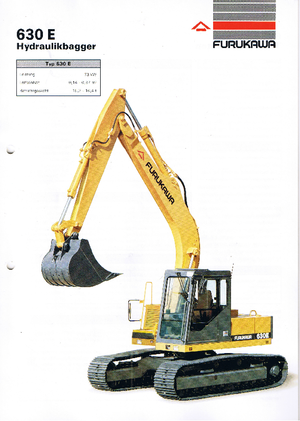 Paletli ekskavatörler Furukawa 630 E-LC