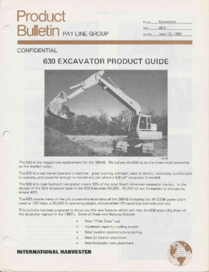 Crawler Excavators International Harvester 630