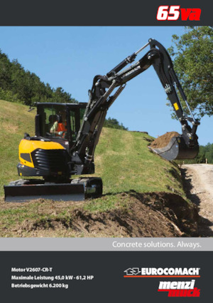 Crawler Excavators Menzi 65va