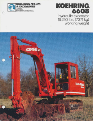 Crawler Excavators Koehring 6608