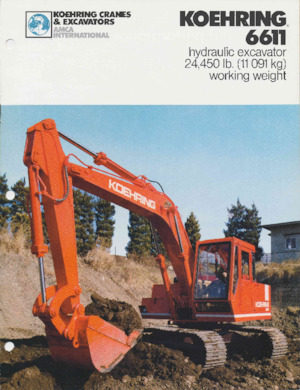 Paletli ekskavatörler Koehring 6611