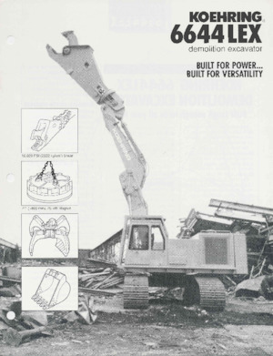 Material Handlers Koehring 6644 LEX