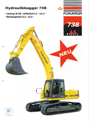 Crawler Excavators Furukawa 738 LS-tronic