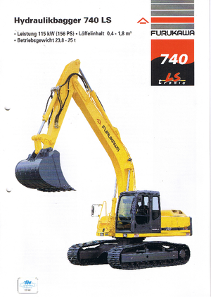 Crawler Excavators Furukawa 740 LS-tronic