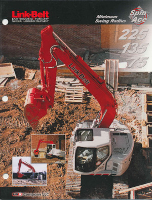 Crawler Excavators Link-Belt 75 Spin Ace