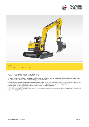 Crawler Excavators Wacker Neuson 75 Z 3