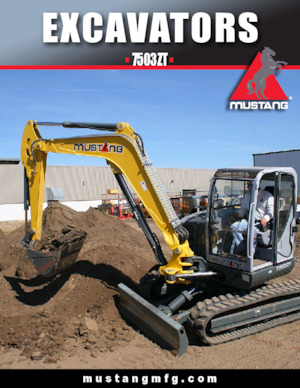 Crawler Excavators Mustang 7503ZT