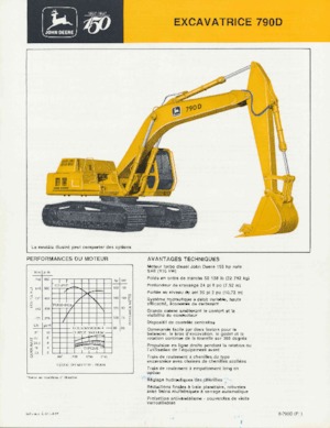 Crawler Excavators John Deere Construction 790D