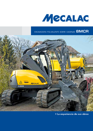 Crawler Excavators Mecalac 8MCR