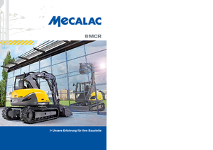 Crawler Excavators Mecalac 8MCR