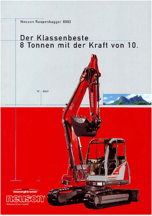 Crawler Excavators Neuson 8002