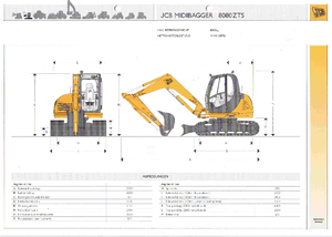 Crawler Excavators JCB 8080