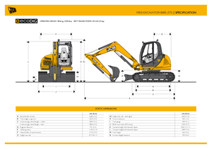 Paletli ekskavatörler JCB 8085 ZTS