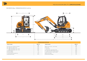Paletli ekskavatörler JCB 8085 ZTS