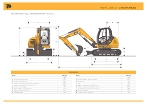 Paletli ekskavatörler JCB 8085 ZTS