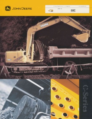 Crawler Excavators John Deere Construction 80C