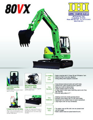 Crawler Excavators IHI 80VX