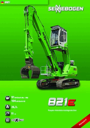 Malzeme İşleyiciler Sennebogen 821R E
