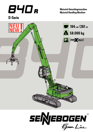 Crawler Excavators Sennebogen 840 R-HD