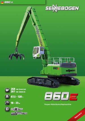 Malzeme İşleyiciler Sennebogen 860R E Hybrid