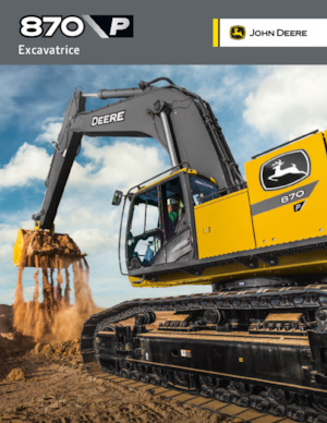 Paletli ekskavatörler John Deere Construction 870 P