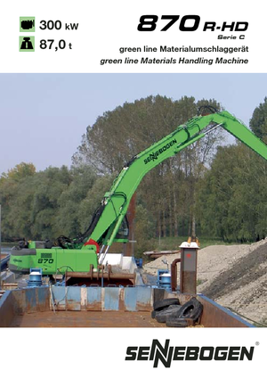 Crawler Excavators Sennebogen 870 R-HD