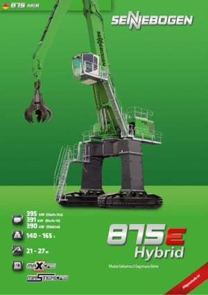 Malzeme İşleyiciler Sennebogen 875R E Hybrid