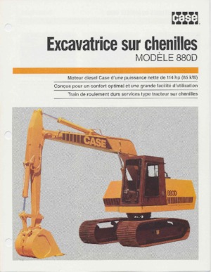 Crawler Excavators Case 880D
