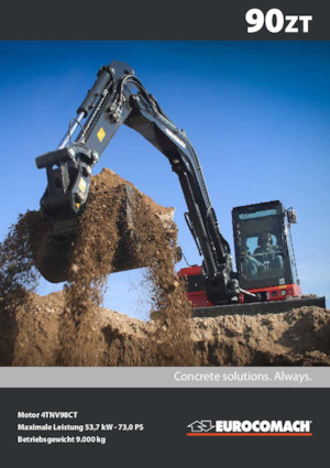 Crawler Excavators Eurocomach 90 ZT