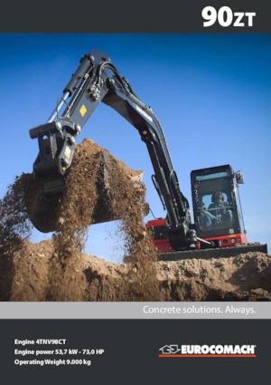 Crawler Excavators Eurocomach 90 ZT
