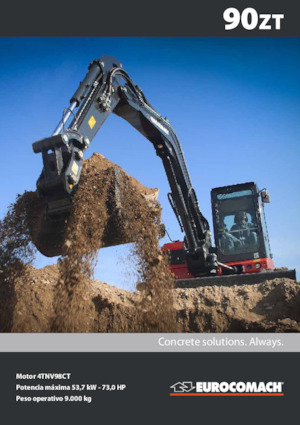 Crawler Excavators Eurocomach 90 ZT