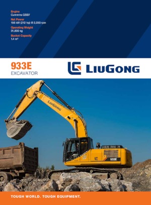 Crawler Excavators Liugong 933E