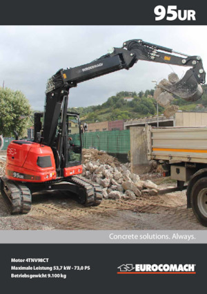 Crawler Excavators Eurocomach 95 UR