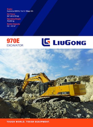 Crawler Excavators Liugong 970E