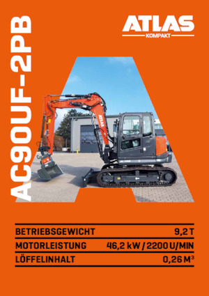 Crawler Excavators Atlas Kompakt AC 90UF-2PB