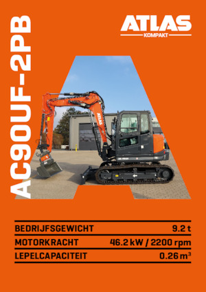 Crawler Excavators Atlas Kompakt AC 90UF-2PB