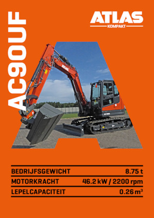 Crawler Excavators Atlas Kompakt AC 90UF