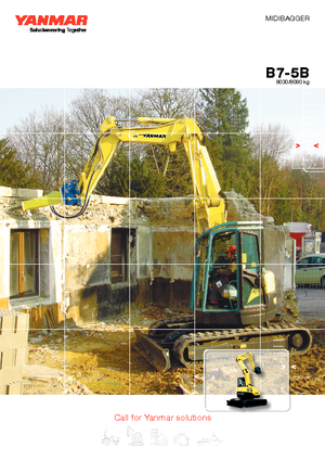 Crawler Excavators Yanmar B 7 Sigma