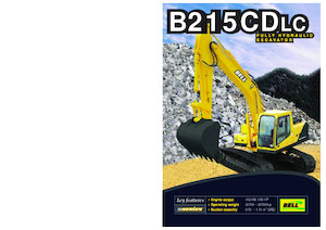 Paletli ekskavatörler Bell B215CDLC