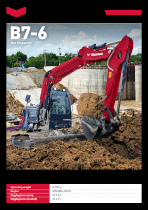 Crawler Excavators Yanmar B7-6 