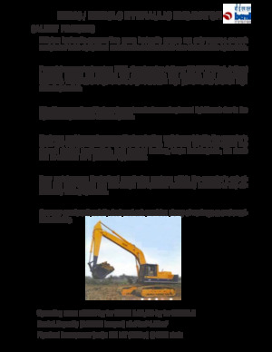 Crawler Excavators Beml BE220LC