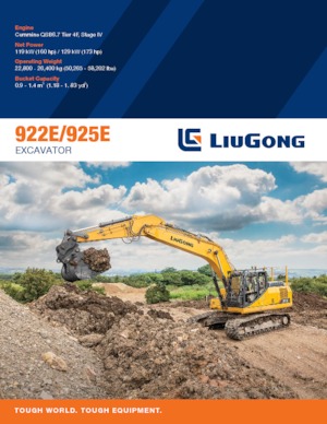Crawler Excavators Liugong 925E