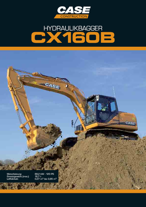 Crawler Excavators Case CX 160 B LC