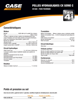 Crawler Excavators Case CX 160 C